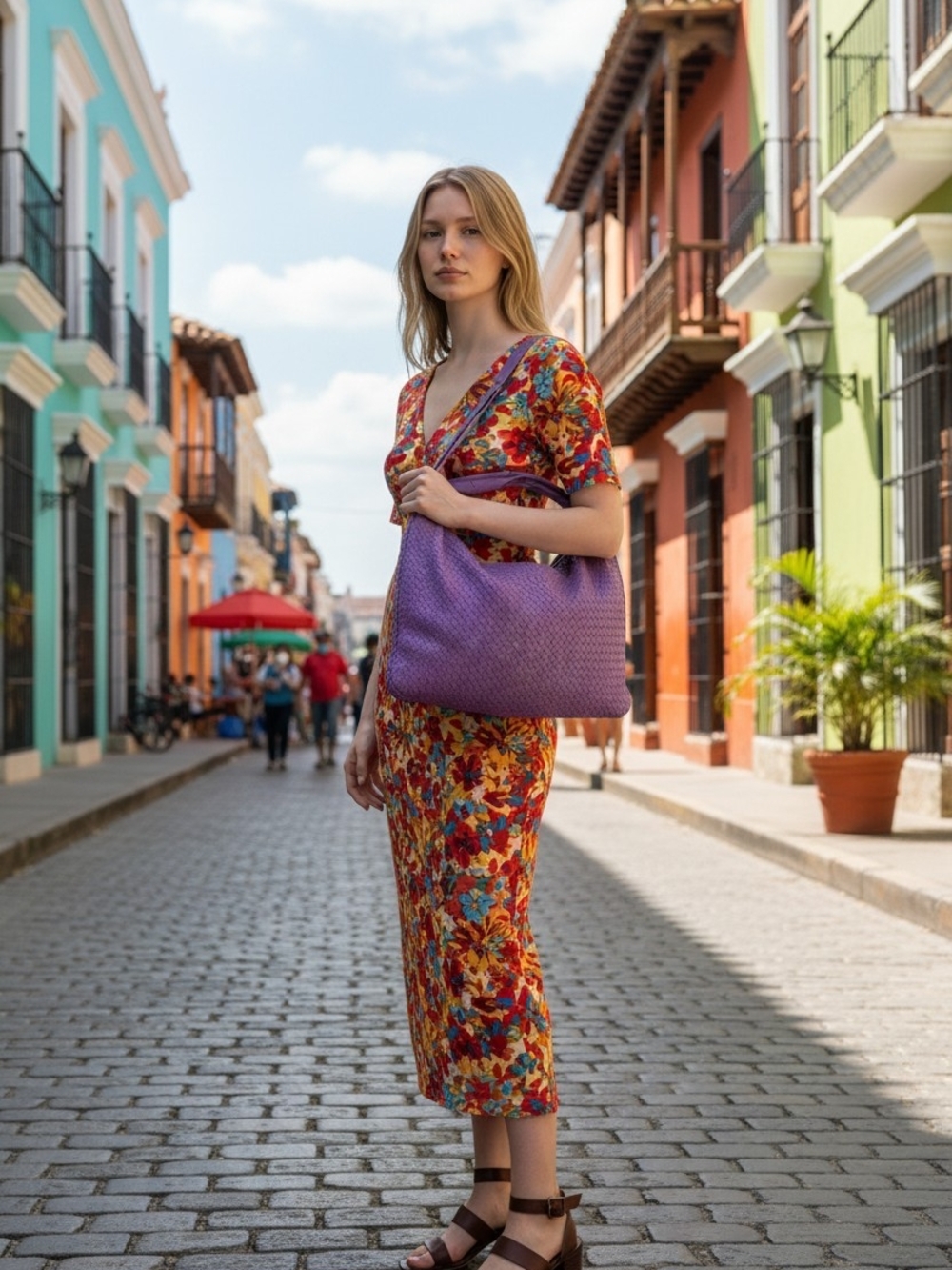 Bottega Veneta Large Purple Intrecciato Hobo Bag - Picture 3 of 16